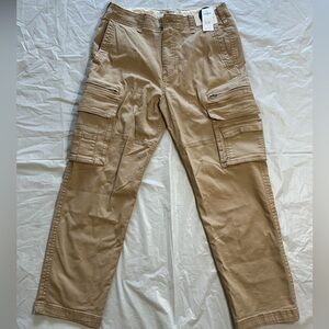 Hollister Men's Beige Cargo Pants